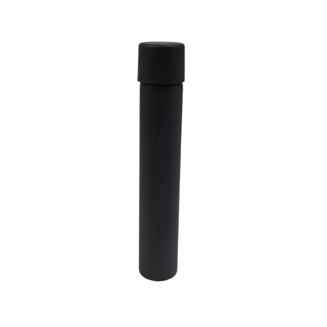 250x CannaPack King Size Black Glass Pre-Roll Tube