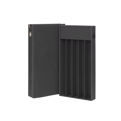 50x CannaPack Pre-Roll Slim Case with Button Black Cardboard