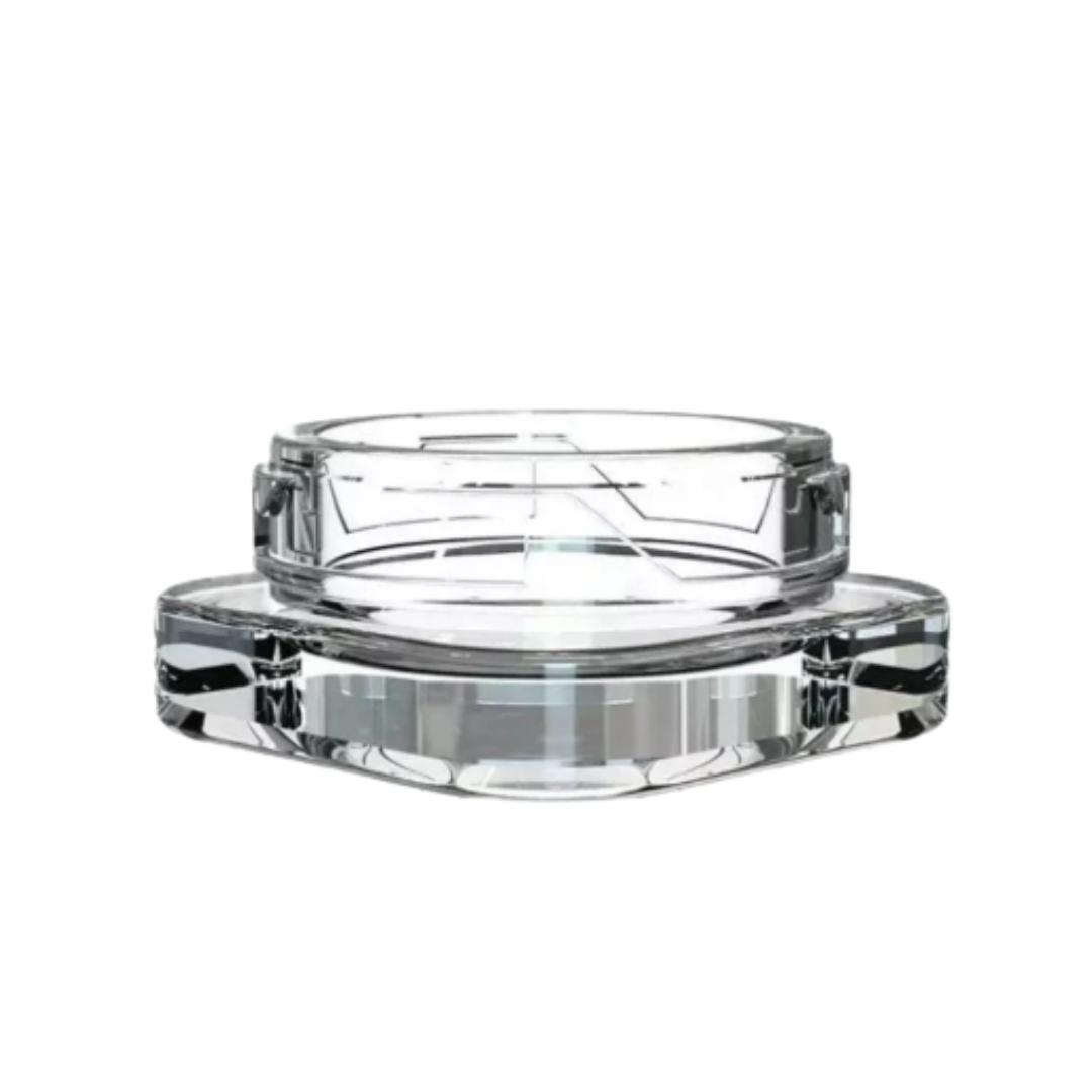 50x CannaPack 5ml Cube Clear Glass Concentrate Jar