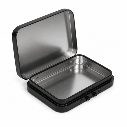 Hinged-Lid Mini Pre-Rolls Tin Box